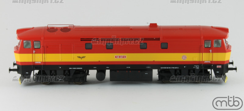 H0 - Dieselov lokomotiva 749 247 - D (analog) #2