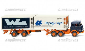 H0 - Krupp "Hapag Lloyd / WL", nkladn souprava