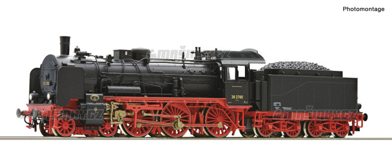 TT - Parn lokomotiva 38 2780 - DRG (DCC,zvuk) #1