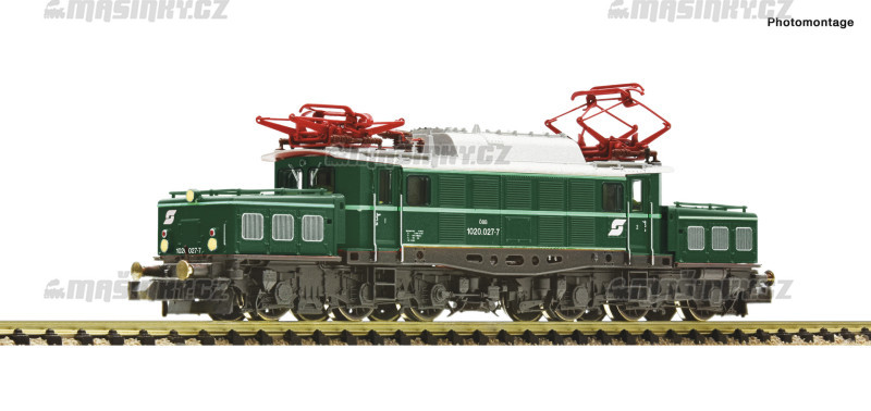 N - Elektrick lokomotiva 1020.027-7 - BB (analog) #1