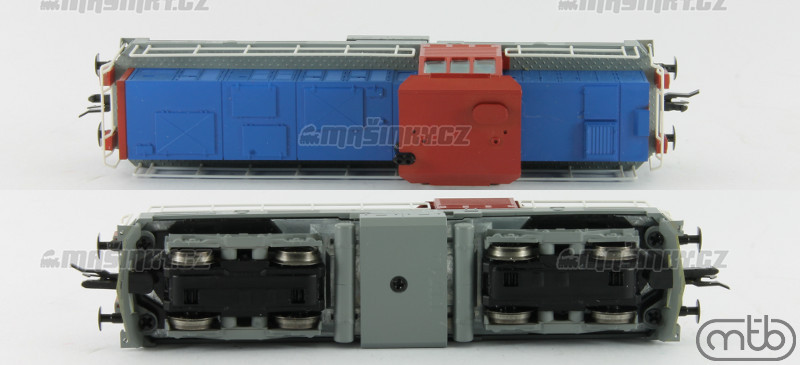 TT - Diesel-elektrická lokomotiva řady 714 012 - ČD (analog) MAX #3