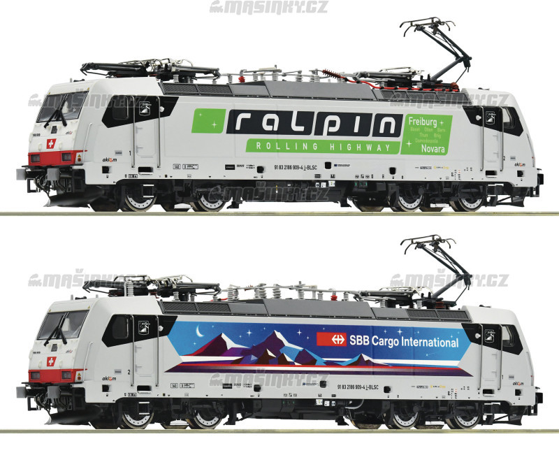 H0 - Elektrick lokomotiva ady 186 909-4 Nightpiercer - SBB/RAlpin (analog) #1