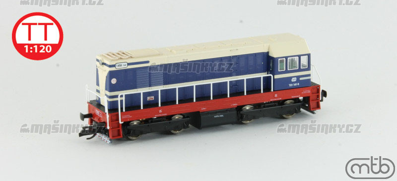 TT - Dieselov lokomotiva 721 141 - D (analog) #1