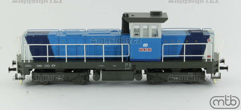 H0 - Diesel-elektrick lokomotiva ady 714 219 - D (analog) #2