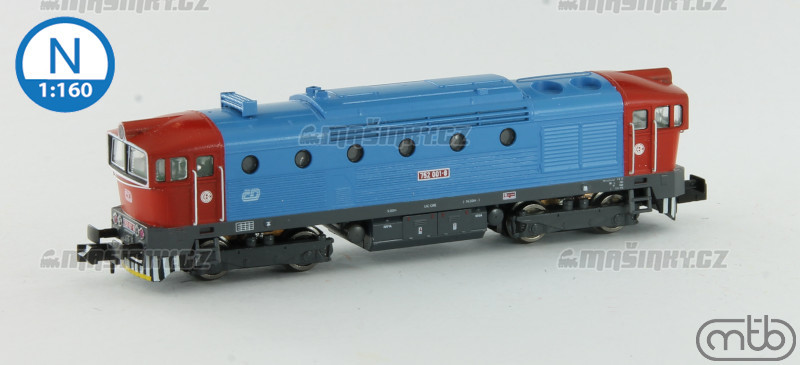 N - Dieselov lokomotiva 752 001 - D (analog) #1