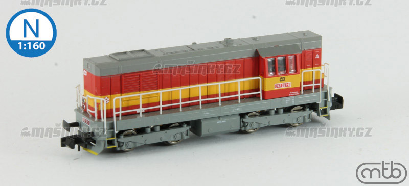 N - Dieselov lokomotiva 742 027 - D (analog) #1