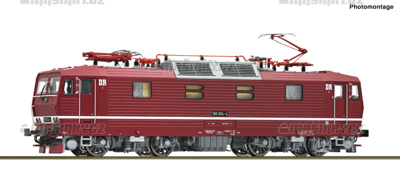 H0 - Elektrick lokomotiva ady 180 004-4 - DR (DCC,zvuk) #1