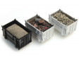 H0 - Náklad kontejnerů: řepa, kovový šrot, písek