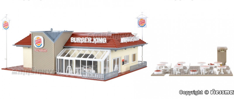 H0 - Burger King s LED osvtlrnm #3