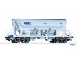 H0 - Vz na sypk hmoty Faccns - GATX / Nordic Rail Service / Basalt AG