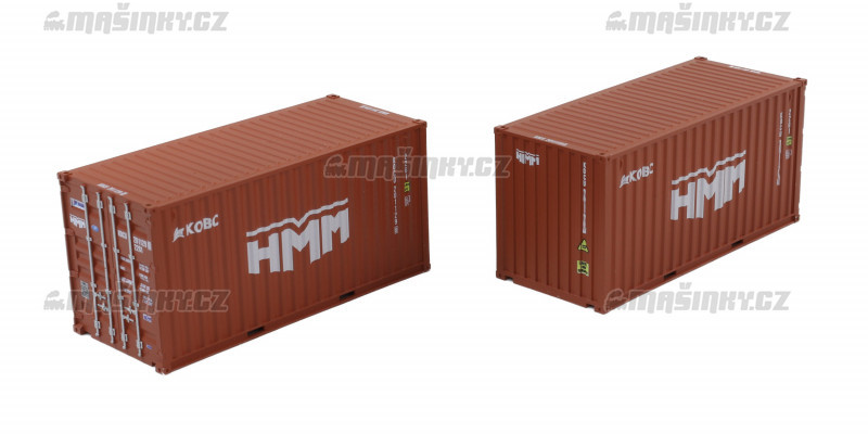H0 - 2-dln set Container 20 HMM - High Cube #1