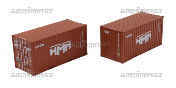 H0 - 2-dln set Container 20 HMM - High Cube