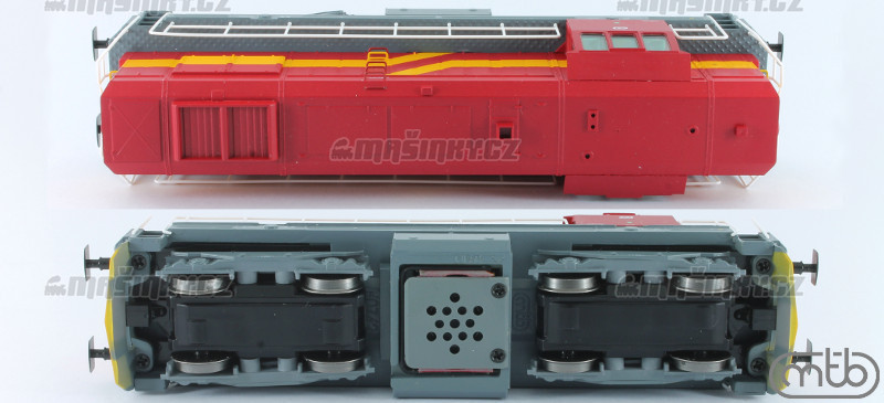 H0 - Dieselov lokomotiva ady 742 028  - D (analog) #3