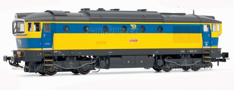 H0 - Motorov lokomotiva 753.711-1 OKD Doprava - (analog) #1