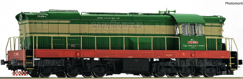H0 - Dieselov lok. 770 058-6, ZSSK Cargo (DCC, zvuk) #1