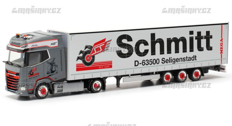 H0 - DAF XG+ Lowliner-Sattelzug "Schmitt Seligenstadt" #1