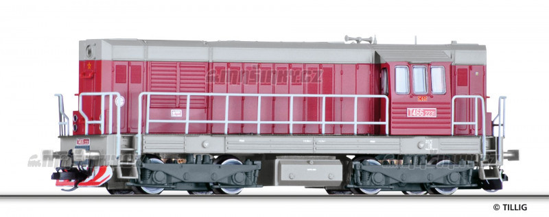 TT - Dieselov lokomotiva T 466.2 - SD (analog) #1