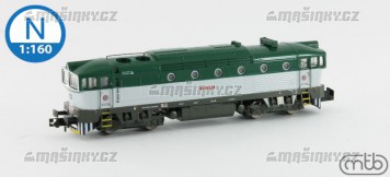 N - Diesel-elektrick lokomotiva 753 127 - D (analog)