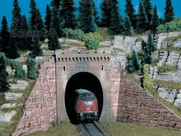 H0 - Tunelov portl 1 kolejn, 2 ks