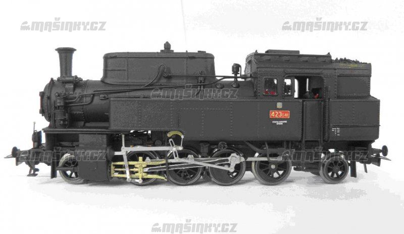 H0 - Parn lokomotiva ady 423.041 - SD  -  vtopna Moravsk Ostrava #1