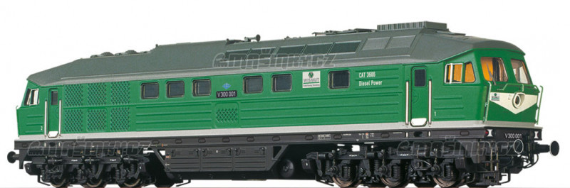 H0 - Dieselov lokomotiva V300 "Wismut AG" - DR (DCC,zvuk) #1