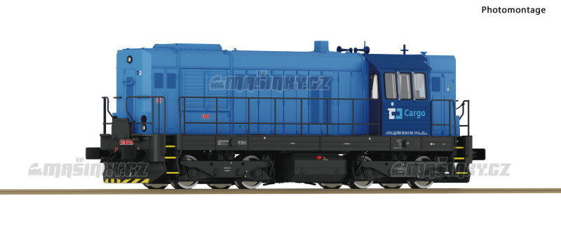 H0 - Dieselov lokomotiva ady 742 - D Cargo (analog) #1