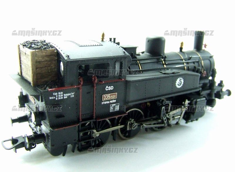 H0 - Parn lokomotiva 335.1501 - SD - Ptiletka #3