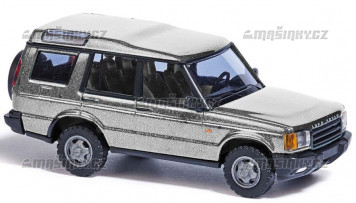 H0 - Land Rover Discovery, stbrn metal.