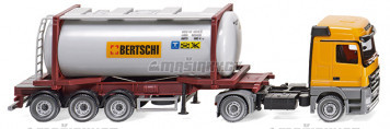 H0 - Kamion s kontejnerem Swap (MB Actros) "Bertschi"