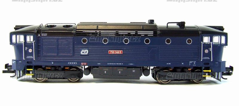 TT - Dieselov lokomotiva ady 750-346-9 - D analog #3