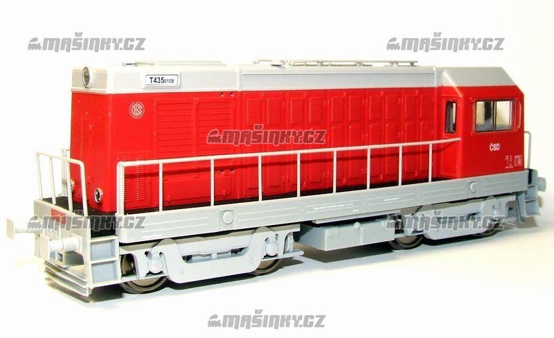 H0 - Dieselov lokomotiva T 435 v erven barv SD - (DCC, zvuk) #1
