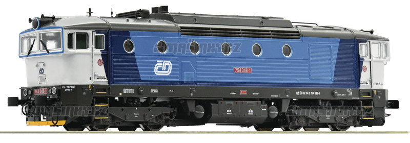 H0 - Dieselov lokomotiva ady 754 046-1 - D (analog) #1