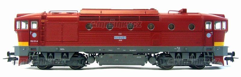 H0 - Dieselov lokomotiva ady 753.171, SD - ozvuen #4