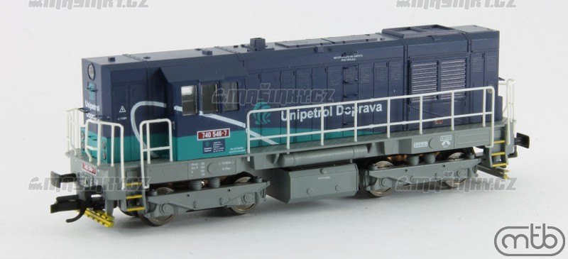 TT - Diesel-elektrick lokomotiva ady 740 - Unipetrol (analog) #4