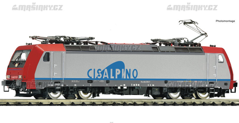 N - Elektrick lokomotiva Re 484 018-7, Cisalpino (analog) #1