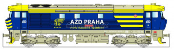 TT - Dieselová lokomotiva 749.039-4 - AŽD (analog)