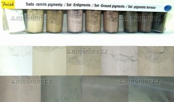 Sada zemitých pigmentů 9 x 15 ml