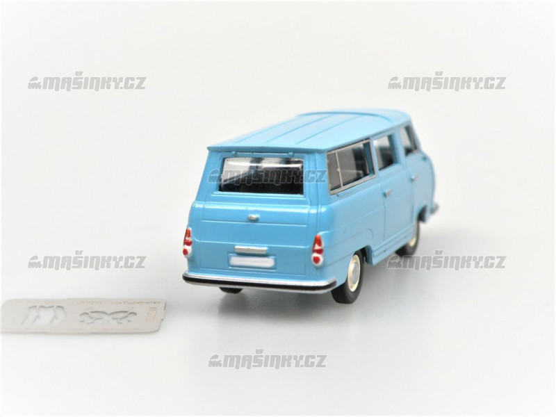 H0 - koda 1203 Minibus - svtle modr #4