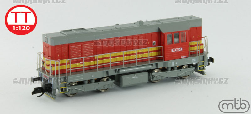 TT - Dieselov lokomotiva 740 800-8 (analog) #1