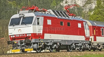 H0 - Elektrick lokomotiva 350 011-3 - ZSSK (analog)