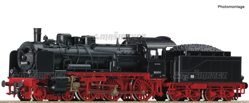 TT - Parn lokomotiva 38 2471- - DR (analog) #1