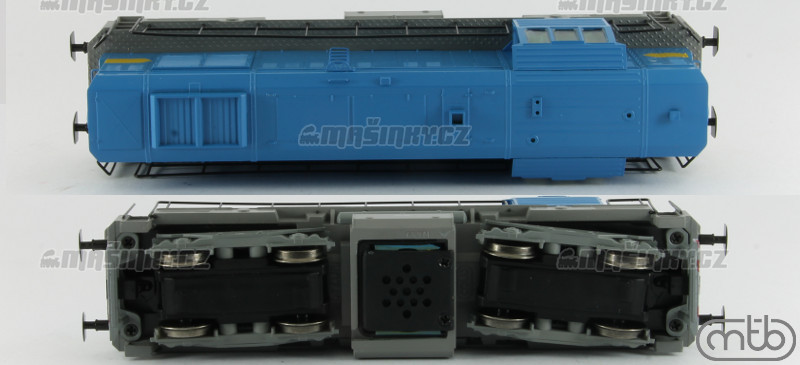H0 - Diesel-elektrick lokomotiva T448 0910 - SD (analog) #3