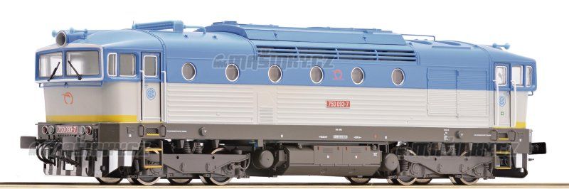 H0 - Dieselov lokomotiva ady 750, ZSSK - ozvuen #1