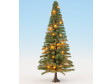 H0, TT - Osvětlený vánoční strom