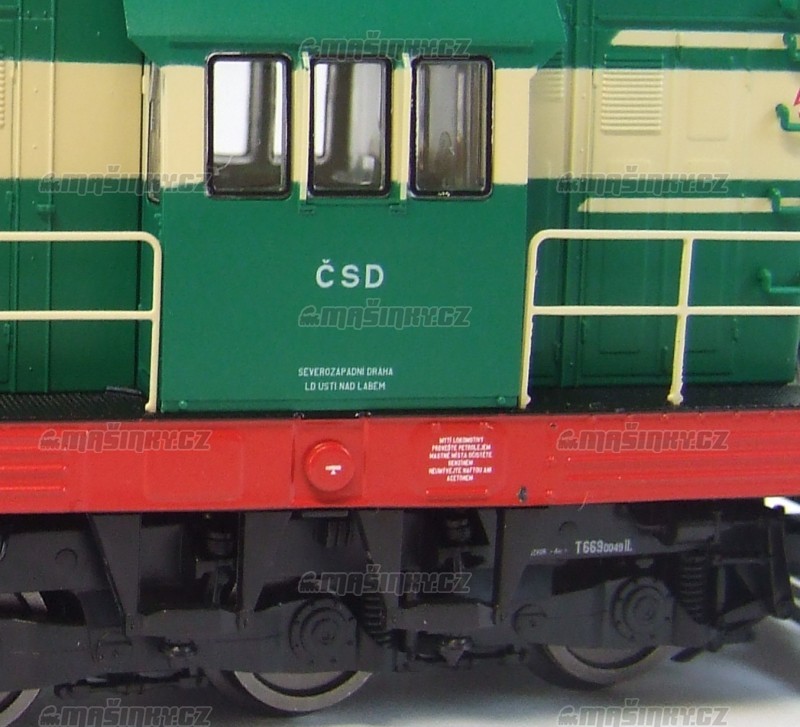 H0 - Dieselov lokomotiva ady T669.0012- SD  "melk" - analog #3