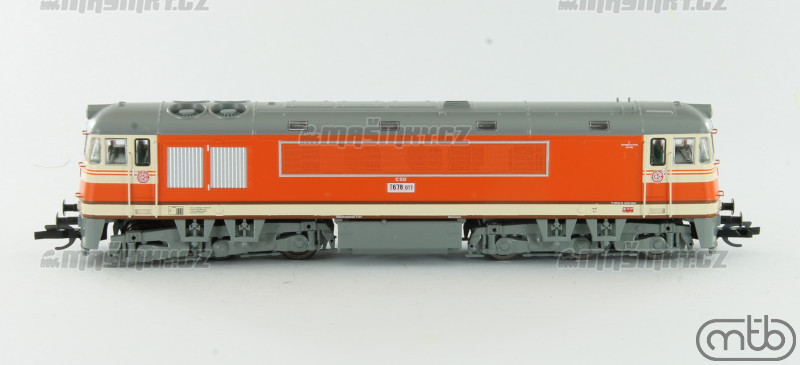 TT - Dieselov lokomotiva T678.017 - SD (analog) #2