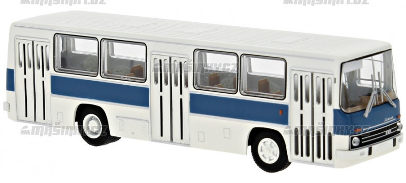 H0 - Ikarus 260 mstsk autobus, bl / modr #1