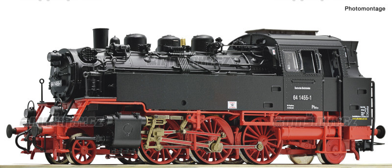 H0 - Parn lokomotiva 64 1455-1 - DR (DCC,zvuk) #1