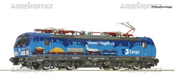 H0 - Elektrick lokomotiva ady 383 006-4 - D Cargo (analog)