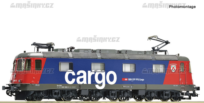 H0 - Elektrick lokomotiva ady Re 620 086-9 - SBB Cargo (analog) #1
